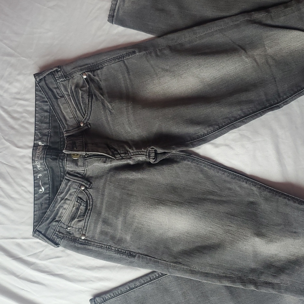 Express Gray Jean Legging